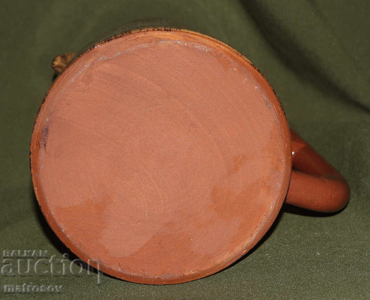 Hand-painted ceramic jug (or pitcher) with price 100.00 BGN | € 51.13