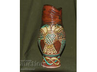 Vază ceramică pictată manual pentru casă