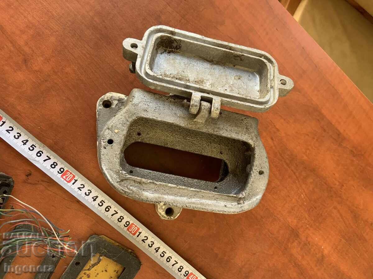 Delivery of OLD DISTRIBUTION TELEPHONE BOX FROM THE SOCIALIST ERA, ALUMINUM