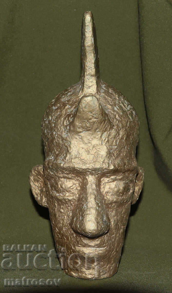 Handmade gypsum sculpture of a male head with price 250.00 BGN | € 127.82