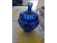 Bombonieră veche, Boemia, cobalt
