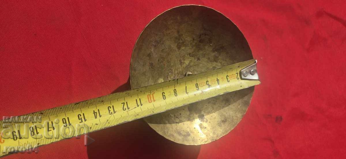 Delivery of OLD BRONZE / BRASS CANDLEHOLDER