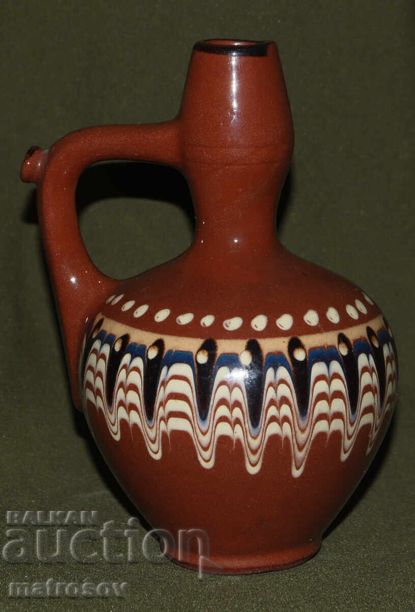 Traditional Hand-Painted Ceramic Jug with price 120.00 BGN | € 61.36