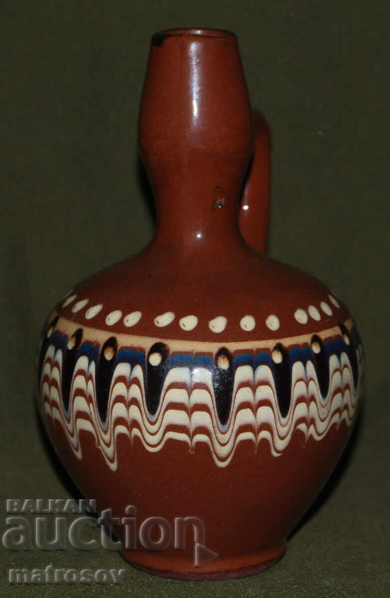 Delivery of Traditional Hand-Painted Ceramic Jug