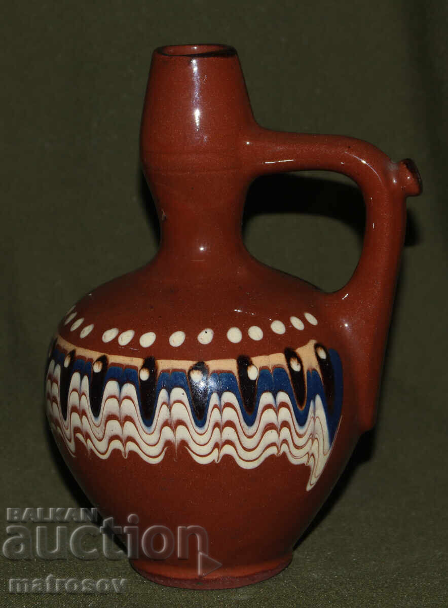 Traditional Hand-Painted Ceramic Jug - 5