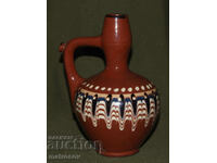 Traditional Hand-Painted Ceramic Jug