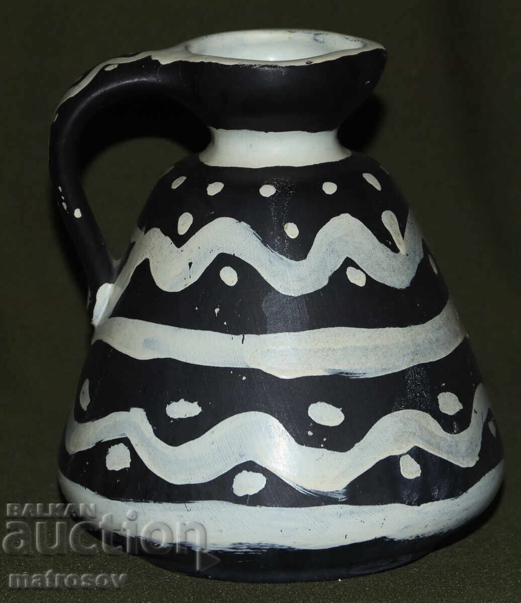 Hand-painted ceramic pitcher (Author's/Original) with price 100.00 BGN | € 51.13