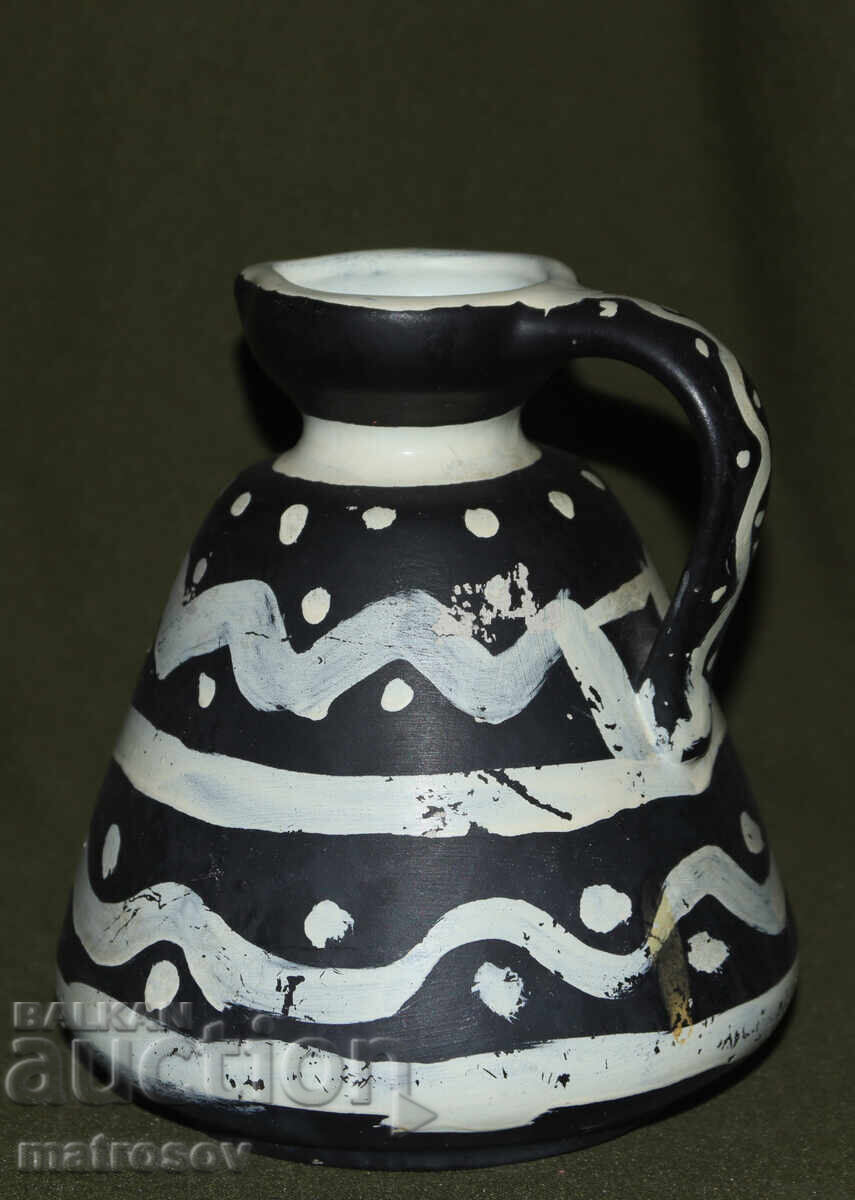 Delivery of Hand-painted ceramic pitcher (Author's/Original)
