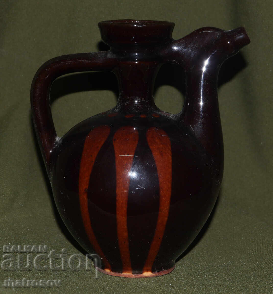 Hand-painted, authentic ceramic krondir