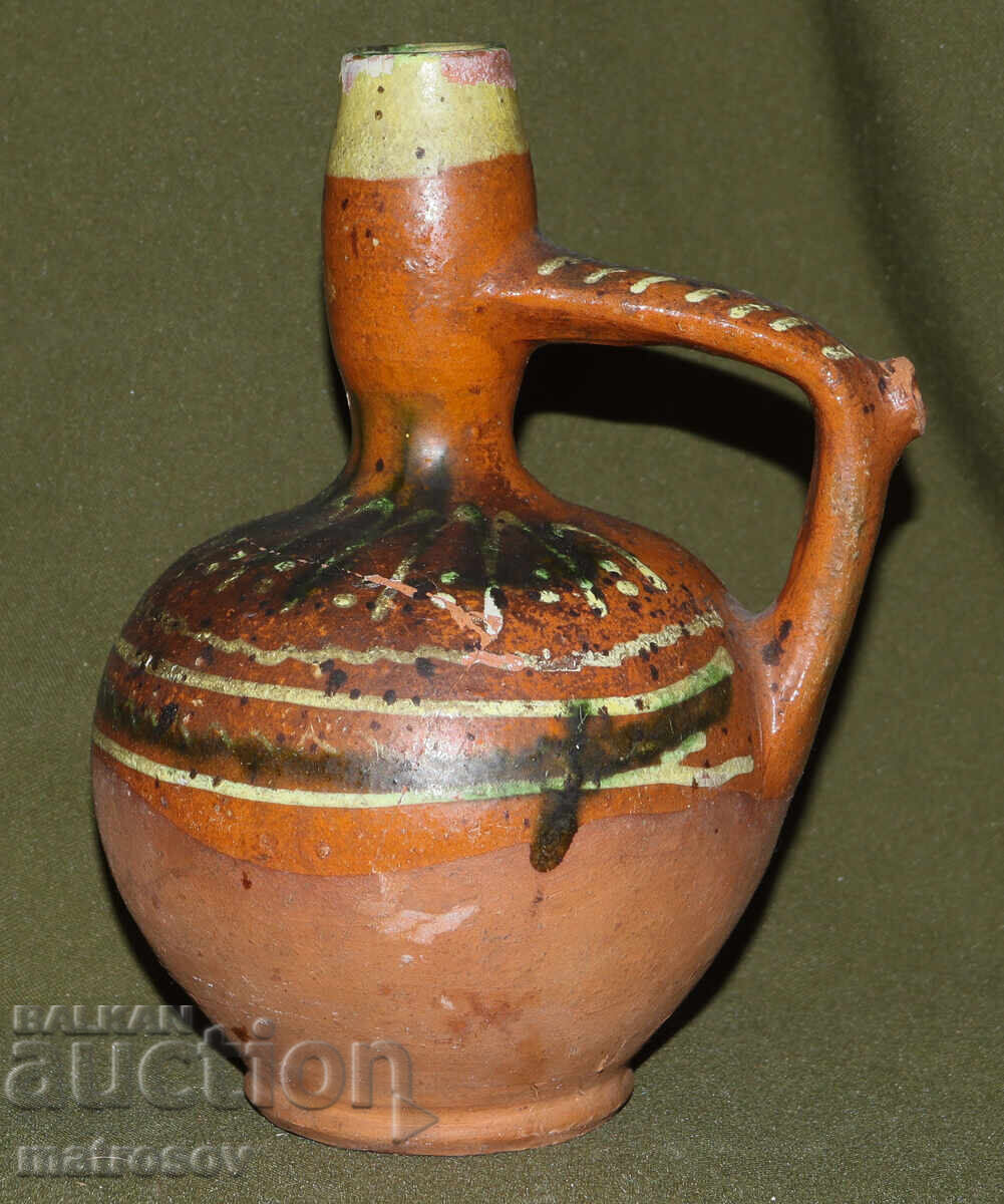 Hand-painted household jug with price 100.00 BGN | € 51.13
