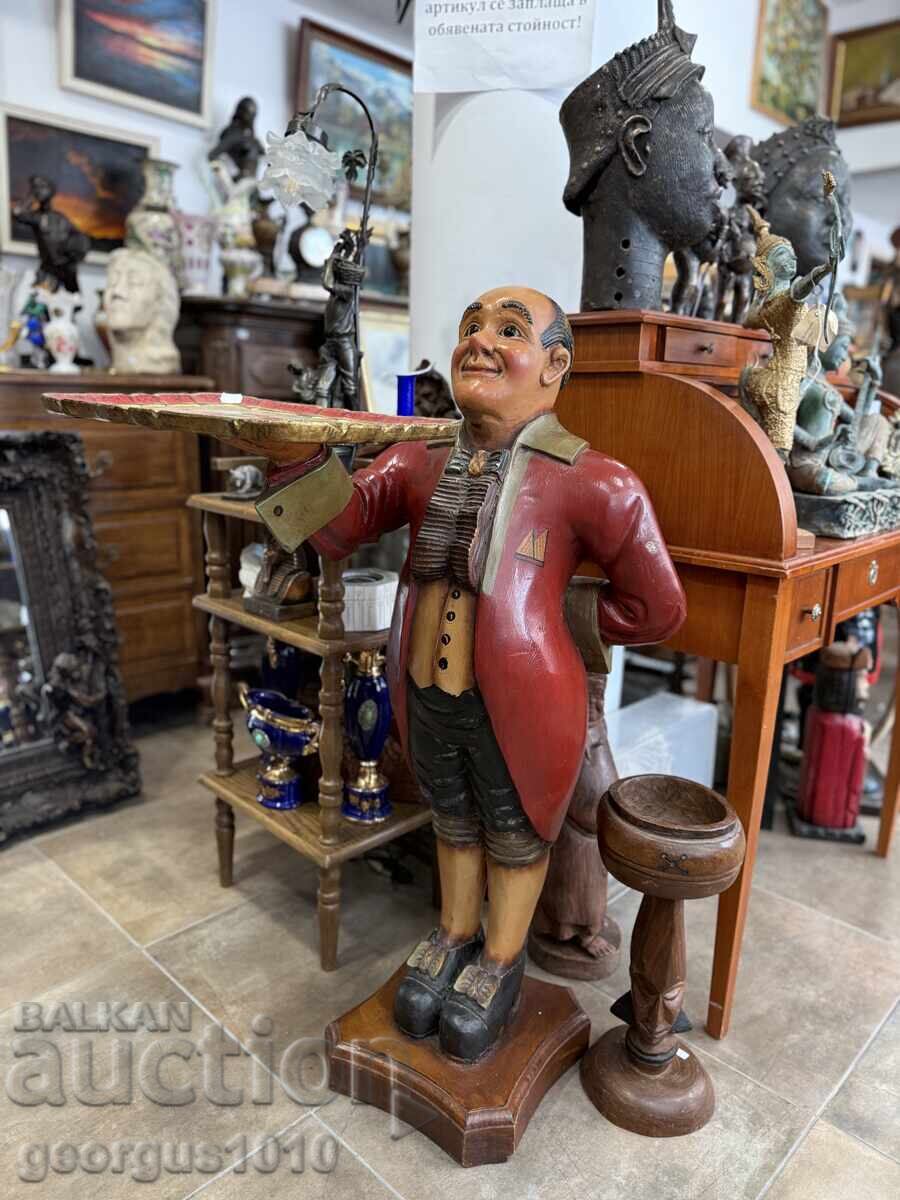 Ξύλινη φιγούρα μπάτλερ/σερβιτόρου №7397 - 5 Ξύλινη φιγούρα μπάτλερ/σερβιτόρου №7397 - 5