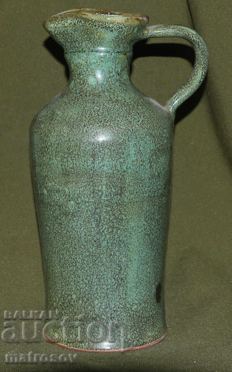 Hand-painted ceramic vase by the author - 5