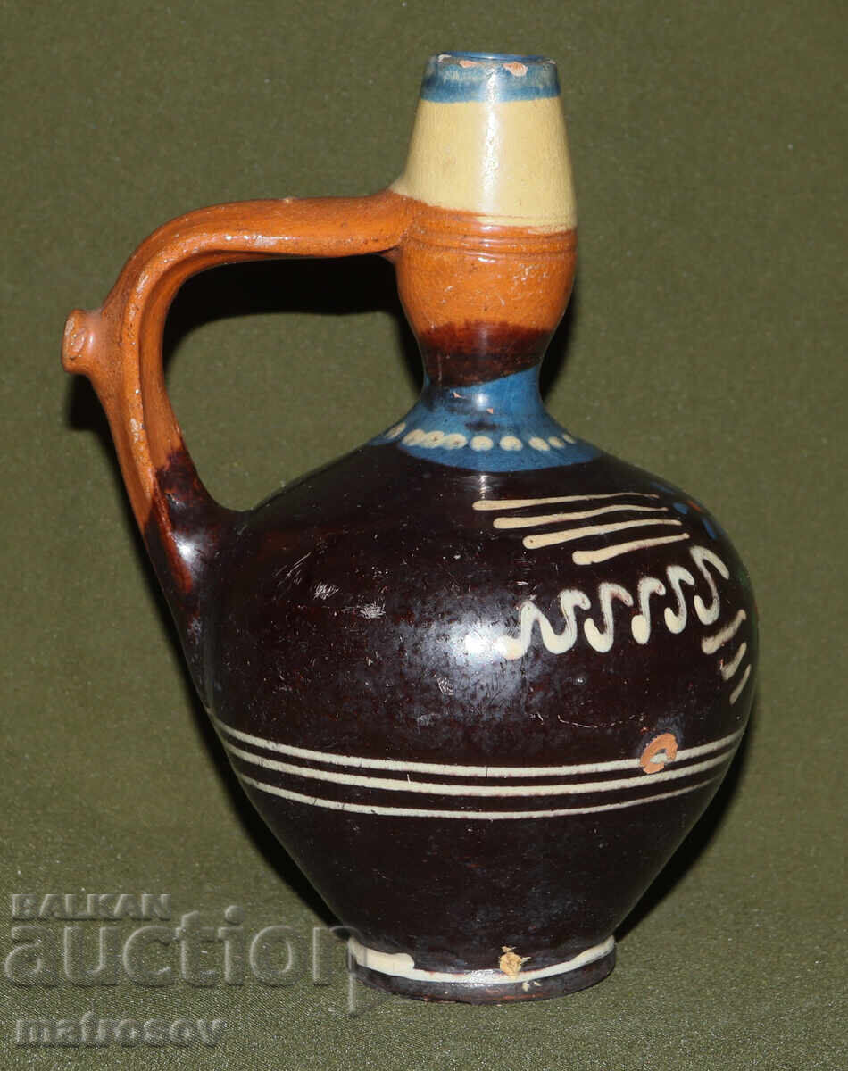 Παραδοσιακή κεραμική στάμνα, χειροποίητη με τιμή 100.00 BGN | € 51.13