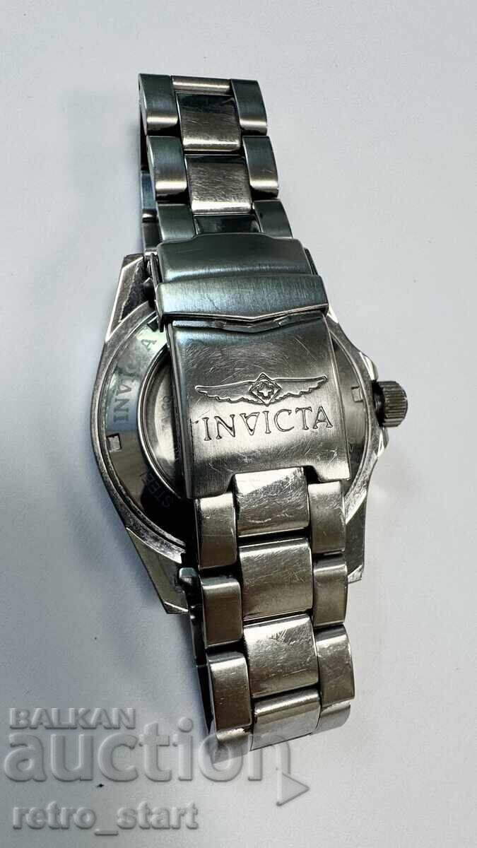 Δημοπρασία Ρολόι INVICTA, αυτόματο, ατσάλι 200μ. Λειτουργεί ακριβώς! Δημοπρασία Ρολόι INVICTA, αυτόματο, ατσάλι 200μ. Λειτουργεί ακριβώς!