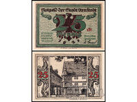 ❤️ ⭐ Γερμανία Arnstadt 1921 25 πφένιγκ UNC νέα ⭐ ❤️