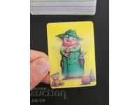 Старо 3 д календарче 1988