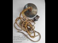Antique cable and fitting for a ceiling lamp