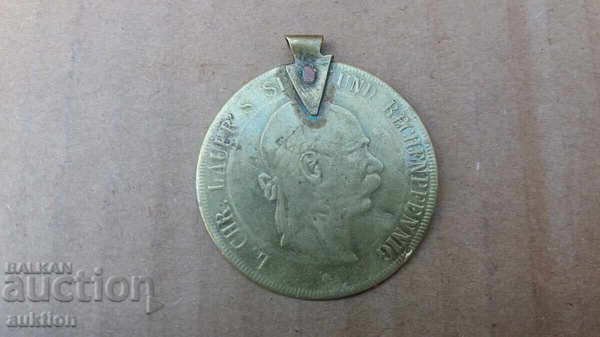 PENDANT DE BRONZ - BIJUTERIE - RENAȘTERE MARE cu preț 19.99 BGN | € 10.22