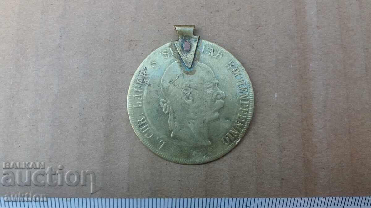 PENDANT DE BRONZ - BIJUTERIE - RENAȘTERE MARE