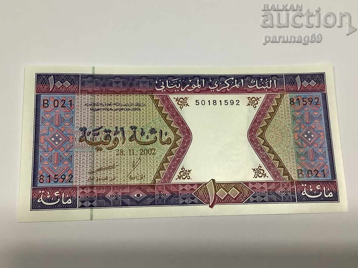 Мавритания 100 огуя 2002 година UNC Мавритания 100 огуя 2002 година UNC