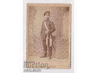 KHRISTO ĬOVANOV SAMOKOVETS s-ka carton 1891 ofițer sabie