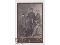 Ofițeri de uniformă de sabie ai Regimentului 32 Infanterie, fotografie pe carton, 1909