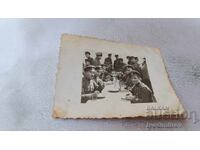 Photo Sofia Officers at Lunch from Telegraph-Post School 1939