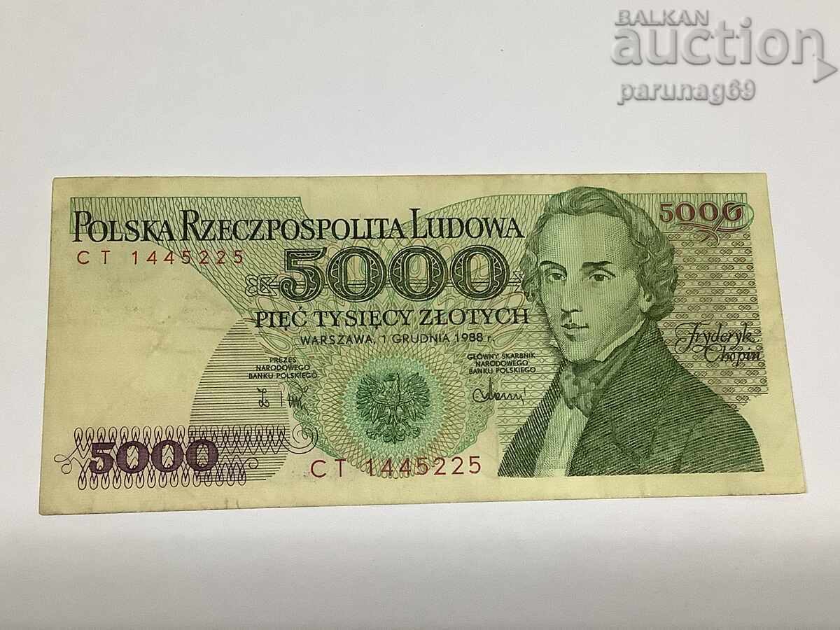 Πολωνία 5000 ζλότι 1988 godina Πολωνία 5000 ζλότι 1988 godina