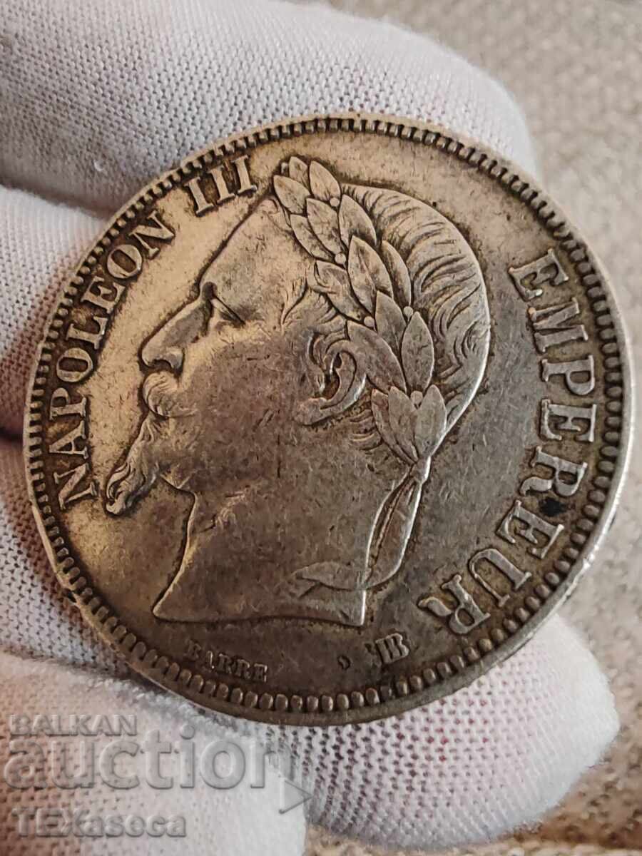 Δημοπρασία 5 φράγκα 1868