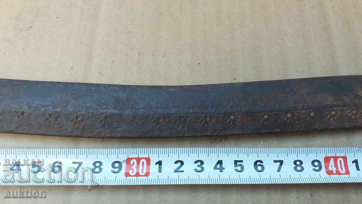 Auction  Forged Revival Rocker with Upholstery