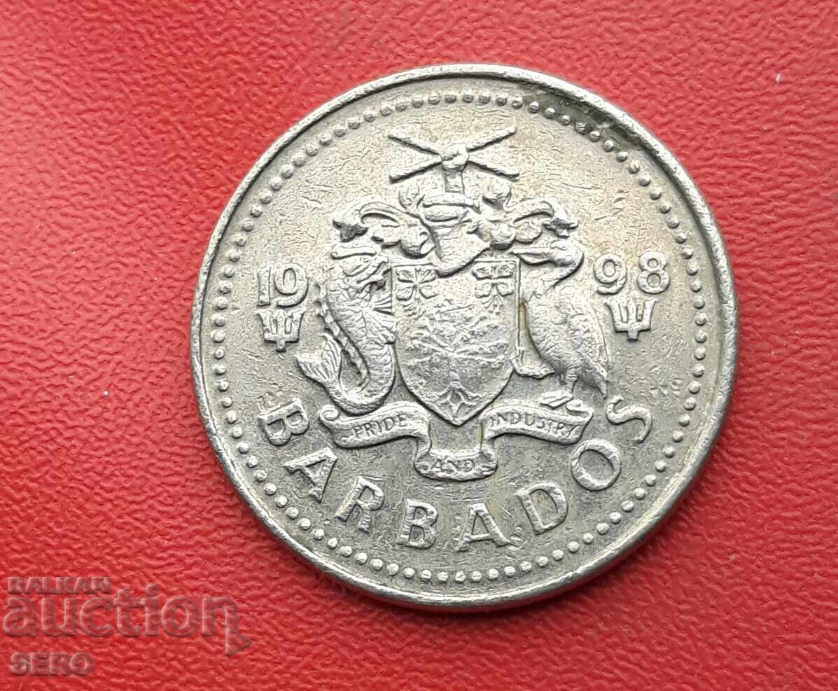 Νήσος Μπαρμπάντος - 25 σεντ 1998 Νήσος Μπαρμπάντος - 25 σεντ 1998