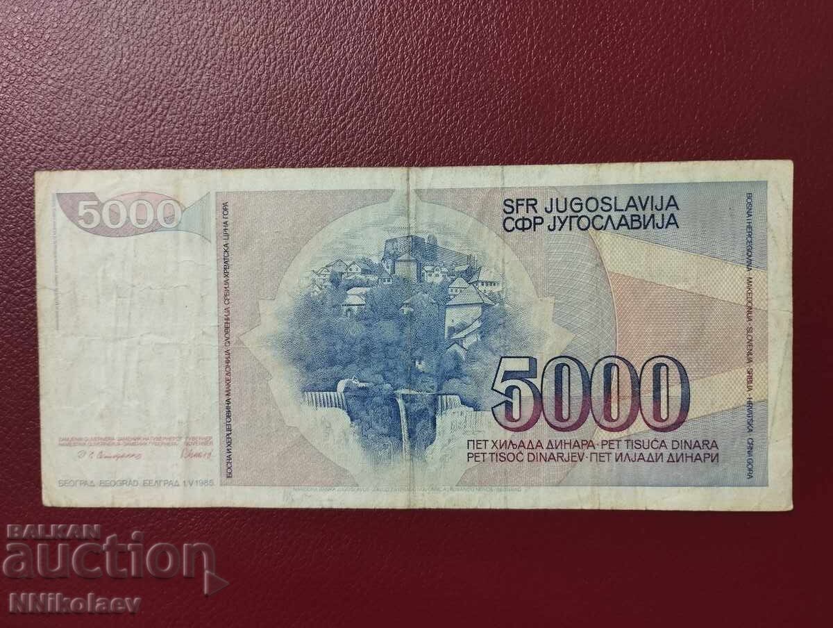 5000 dinara 1985 g. Yugoslaviya Tito - 6