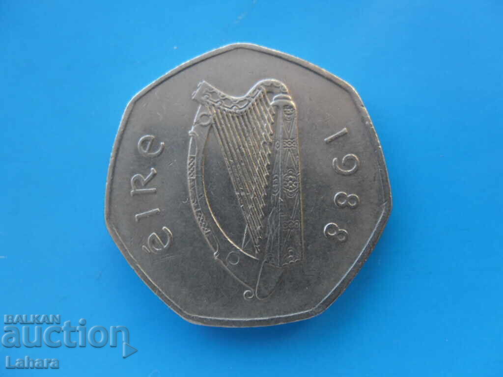 50 pence 1988 Eire with price 3.00 BGN | € 1.53 50 pence 1988 Eire with price 3.00 BGN | € 1.53