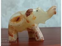 Φιγούρα ελεφαντάκι από μαρμάρινο όνυχα