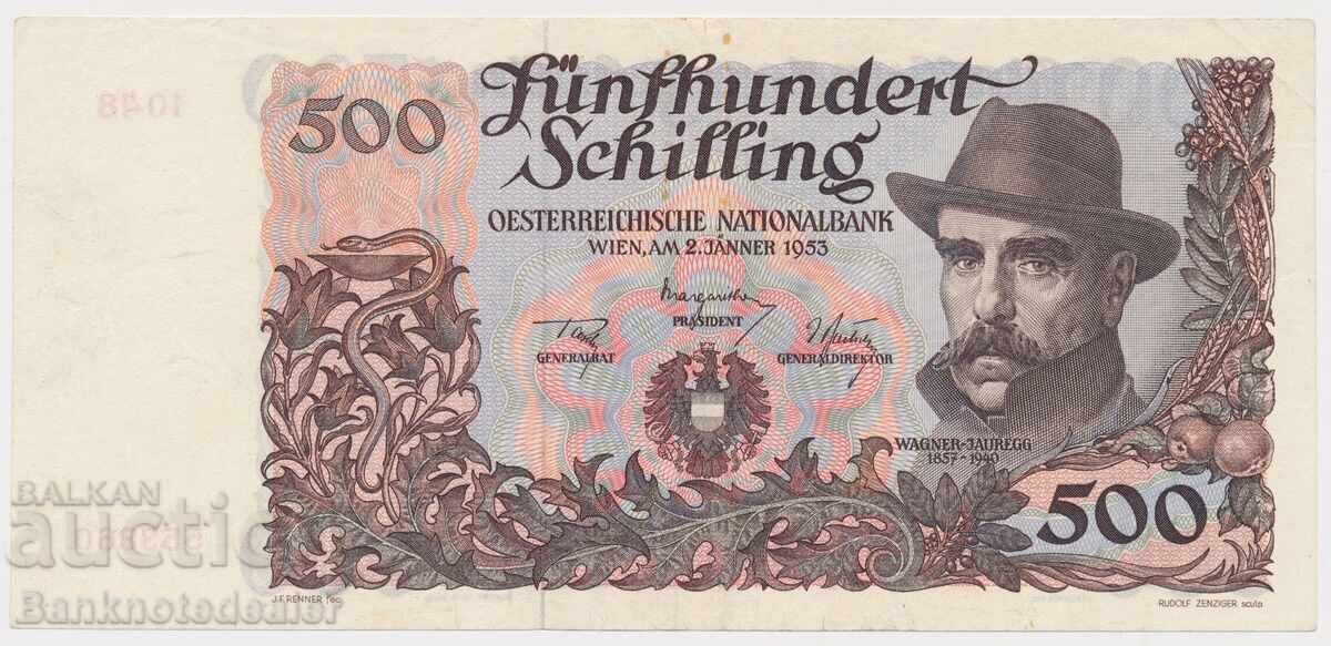 Austria 500 Schilling 1953 Pick 134 Ref 3860
