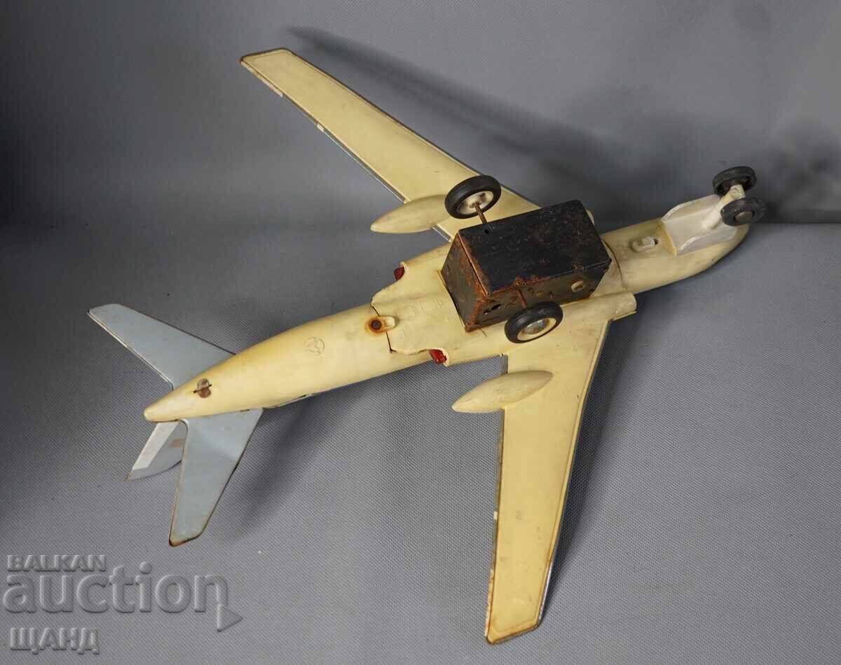 Παλιό Ρωσικό Μεγάλο Μεταλλικό Παιχνίδι Αεροπλάνο - 5