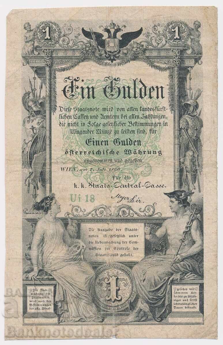 Αυστρία 1 Γκούλντεν 1866 Pick A150 Αυστρία 1 Γκούλντεν 1866 Pick A150