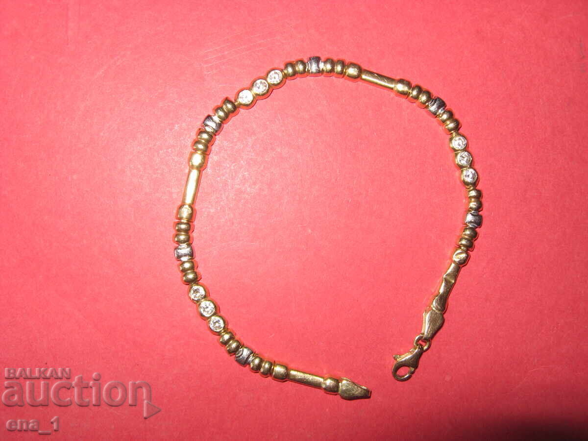 Original elegant gold bracelet, 6 g, 585/14 carat - 5
