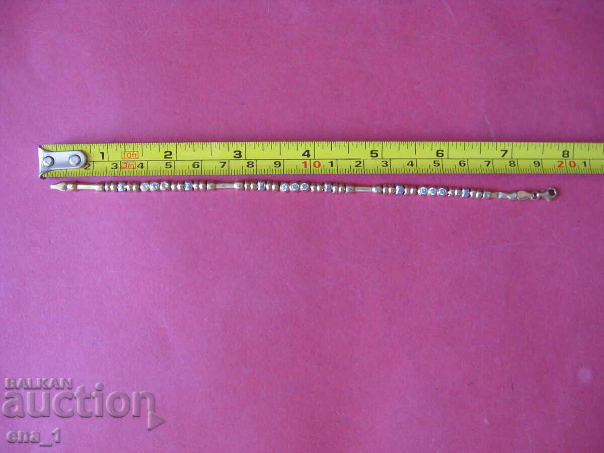 Original elegant gold bracelet, 6 g, 585/14 carat - 7