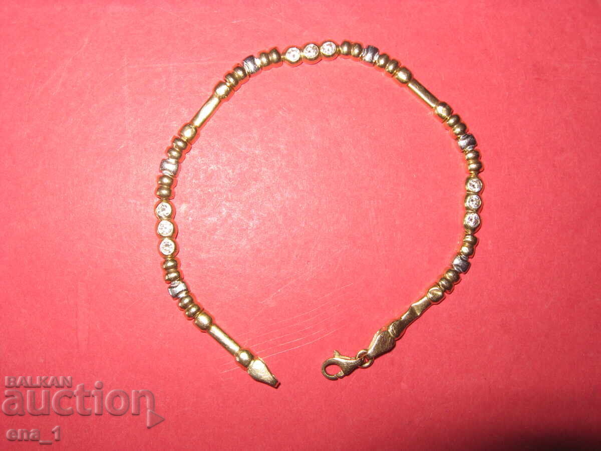 Original elegant gold bracelet, 6 g, 585/14 carat