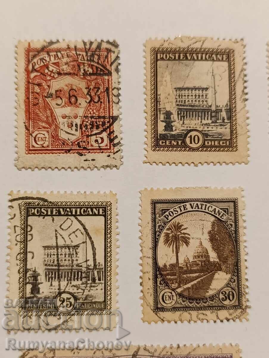 Γραμματόσημα Βατικανού 1933 με τιμή 20.00 BGN | € 10.23