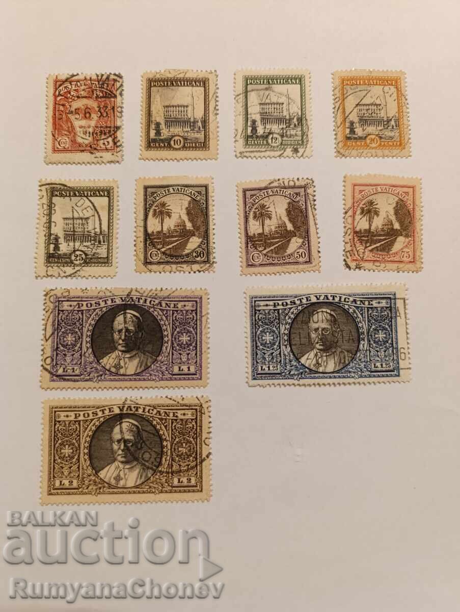 Γραμματόσημα Βατικανού 1933