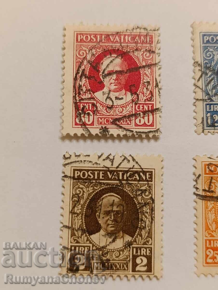 Γραμματόσημα Βατικανού 1929 με τιμή 8.00 BGN | € 4.09