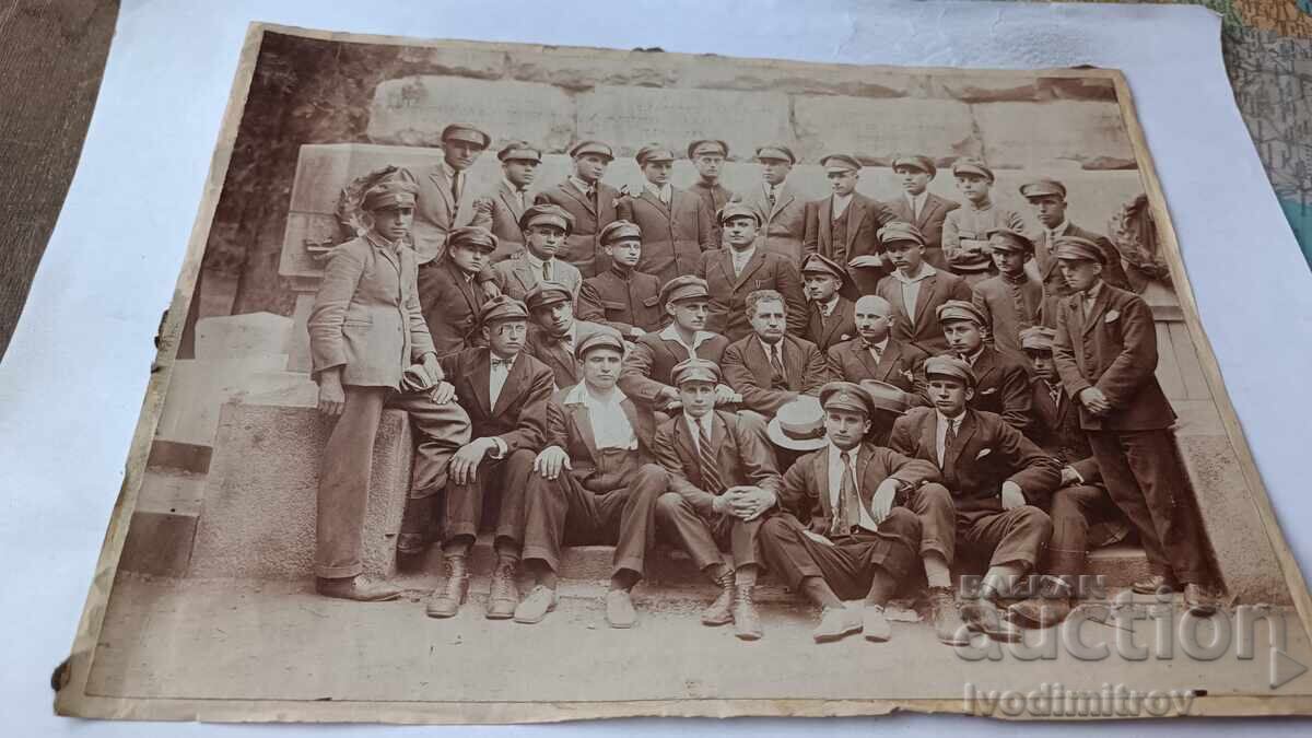 Fotografie Grup Tineri Bărbați 1922