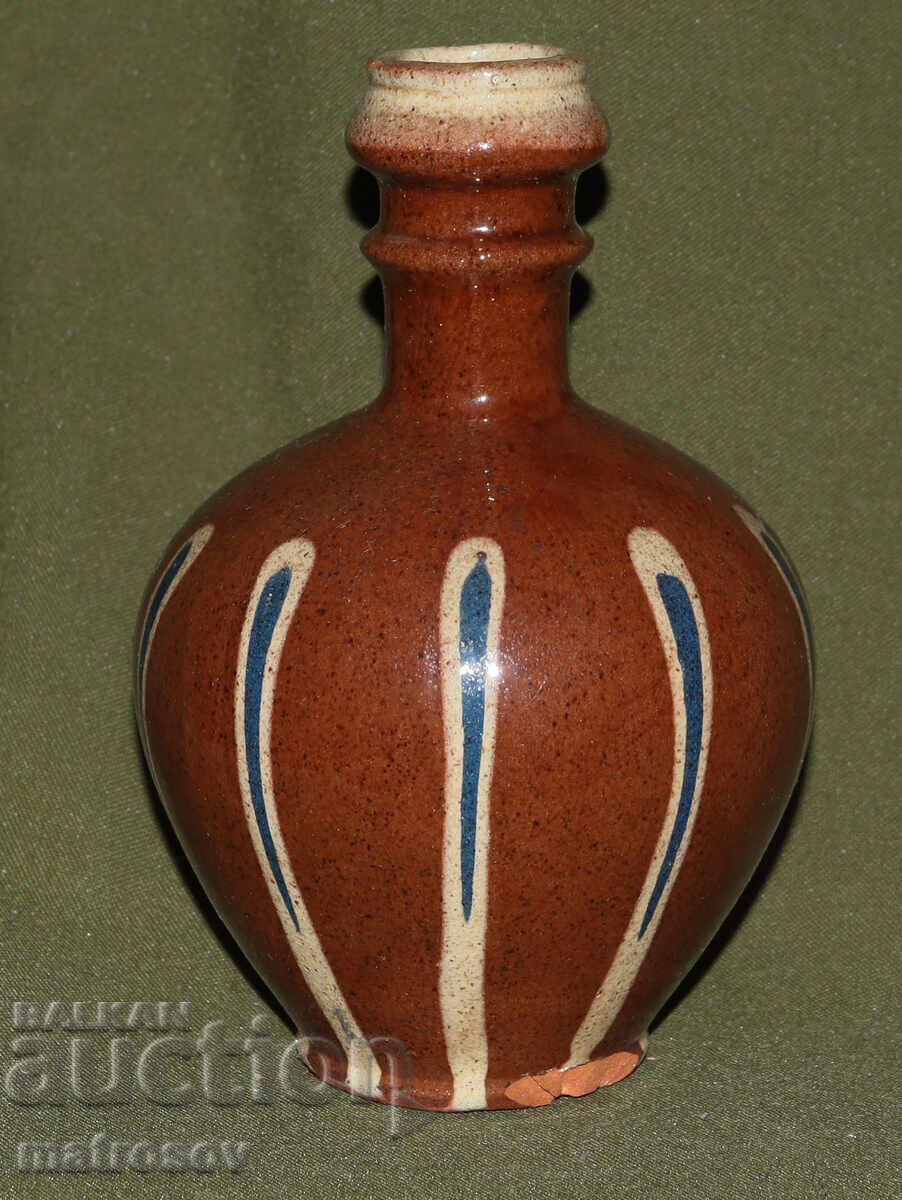 Δημοπρασία Παραδοσιακή κεραμική στάμνα, χειροποίητη