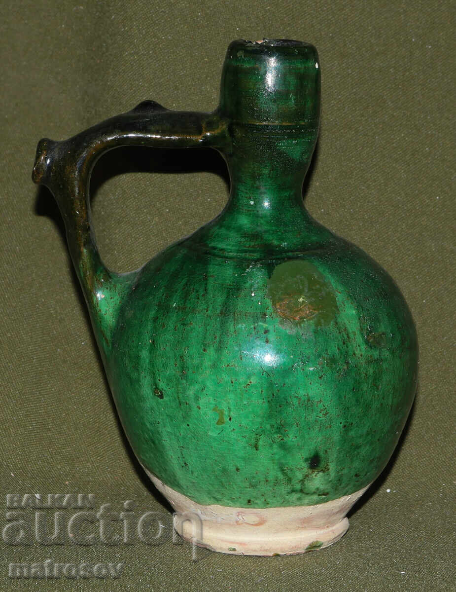 Traditional ceramic jug, hand-painted
