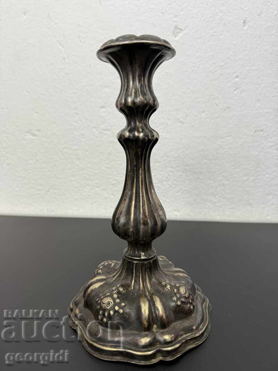 Delivery of Old French silver-plated candlestick. No. 7407 Delivery of Old French silver-plated candlestick. No. 7407