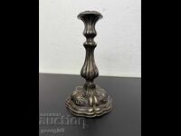 Old French silver-plated candlestick. No. 7407