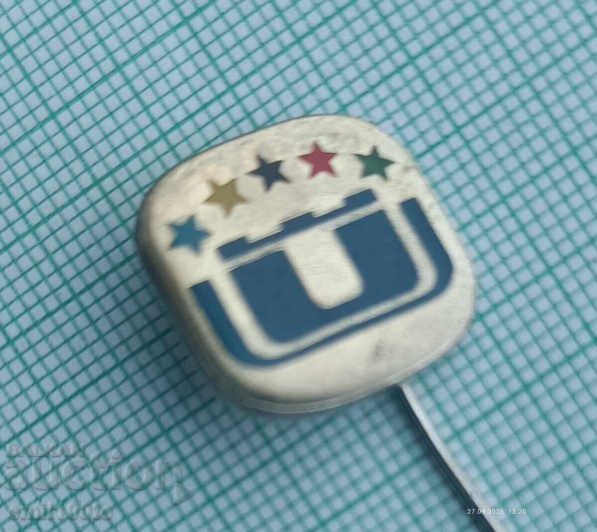 Badge - Universiade Sofia 77 with price 2.00 BGN | € 1.02 Badge - Universiade Sofia 77 with price 2.00 BGN | € 1.02