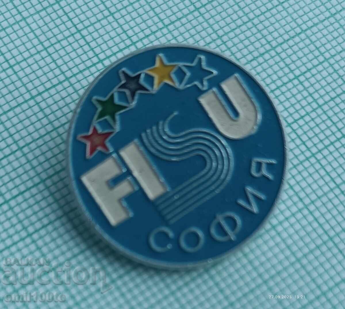 Σήμα - FISU Σόφια Παγκόσμια Ομοσπονδία Πανεπιστημιακού Αθλητισμού με τιμή 2.00 BGN | € 1.02